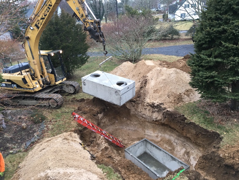 EcoFlo Innovative Alternative Onsite Wastewater Treatment System installation.