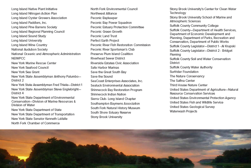 Our Partners Peconic Estuary Partnership